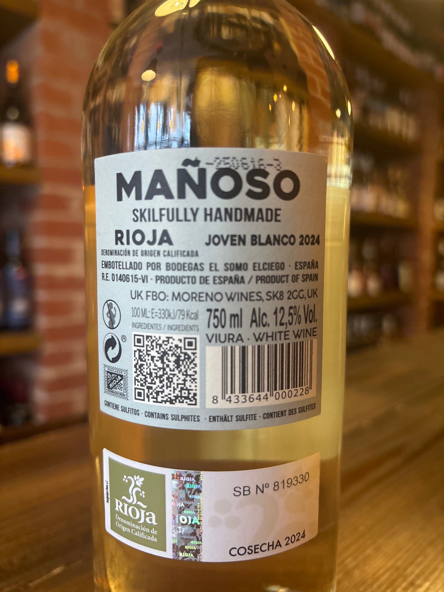 Manoso Joven Blanco Rioja