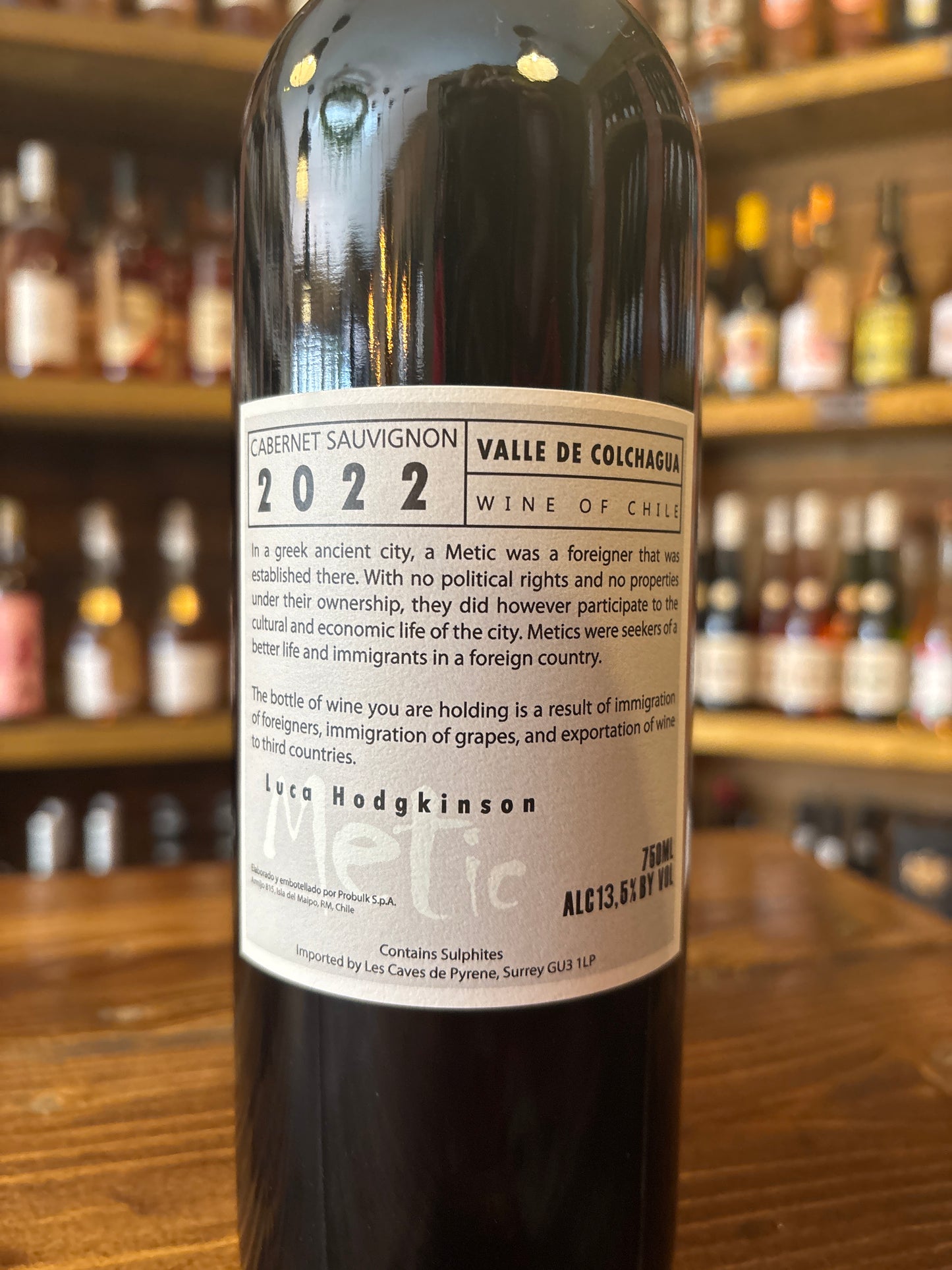 METIC Cabernet Sauvignon 2022 – Bold & Honest Red from Chile