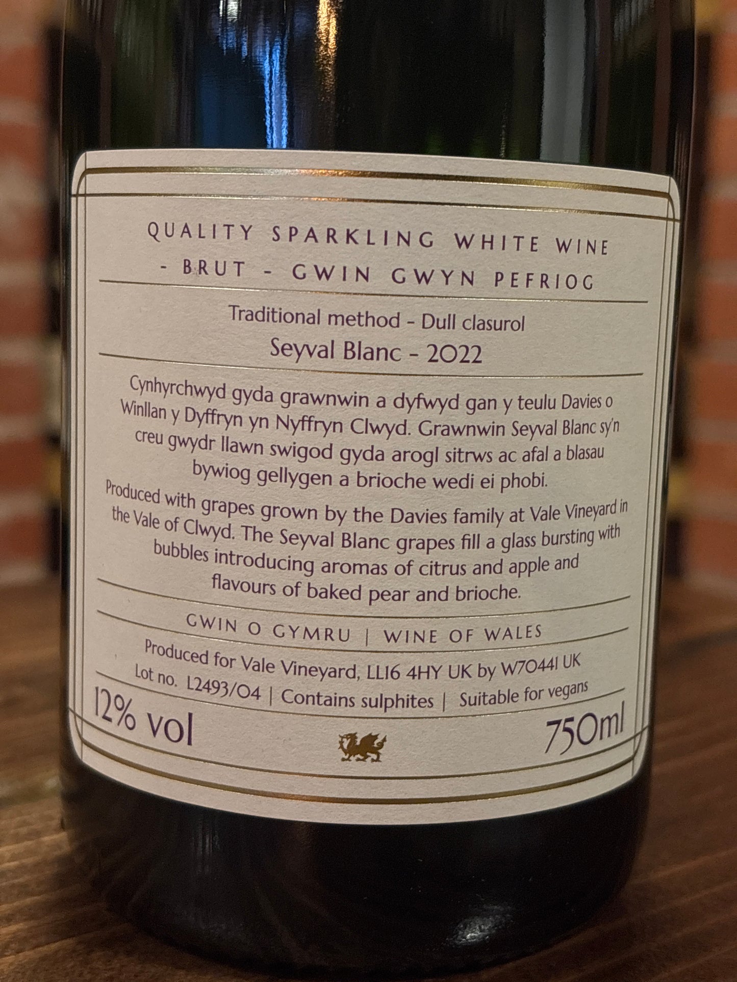 Vale Vineyard Seyval Blanc Brut