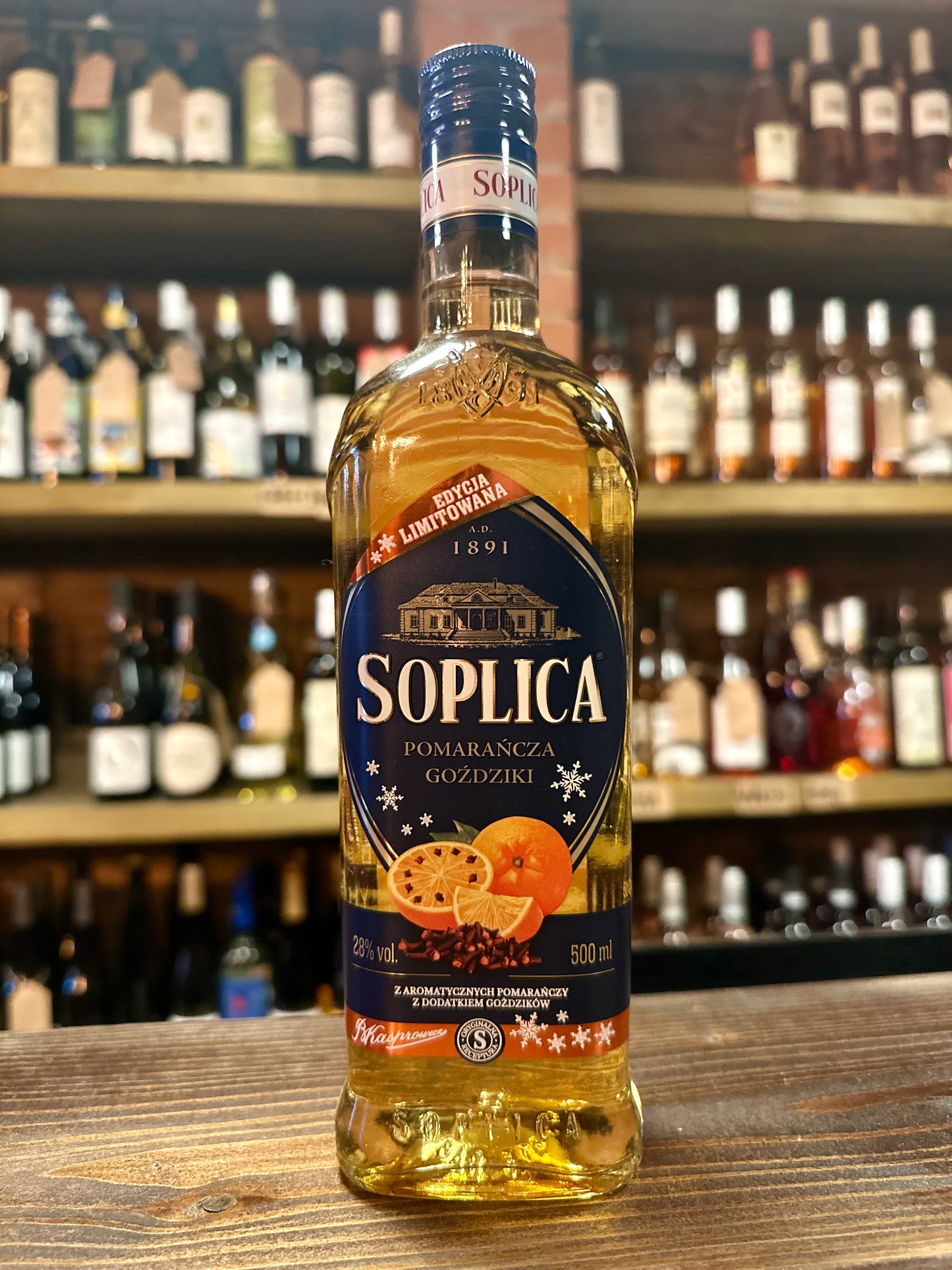 SOPLICA LIMITED EDITION ORANGE CLOVE LIQUER 28% vol. 500 ml.