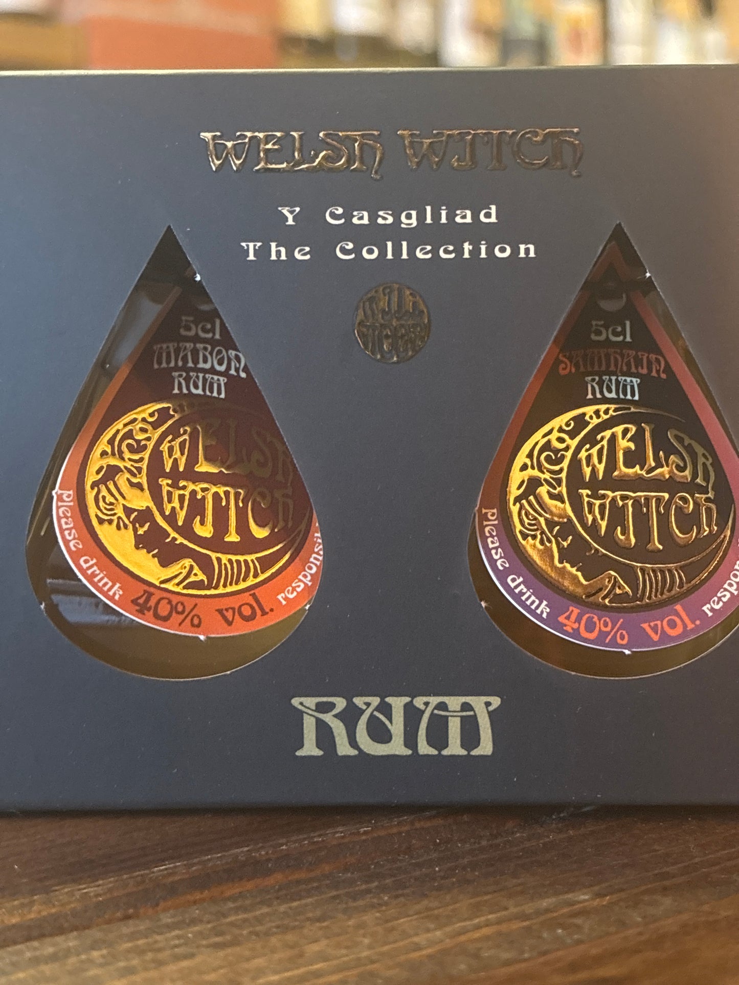 Welsh Witch Miniature Rums – 4 x 5cl Gift Box