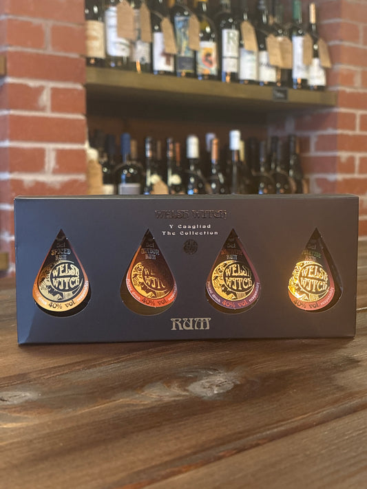 Welsh Witch Miniature Rums – 4 x 5cl Gift Box