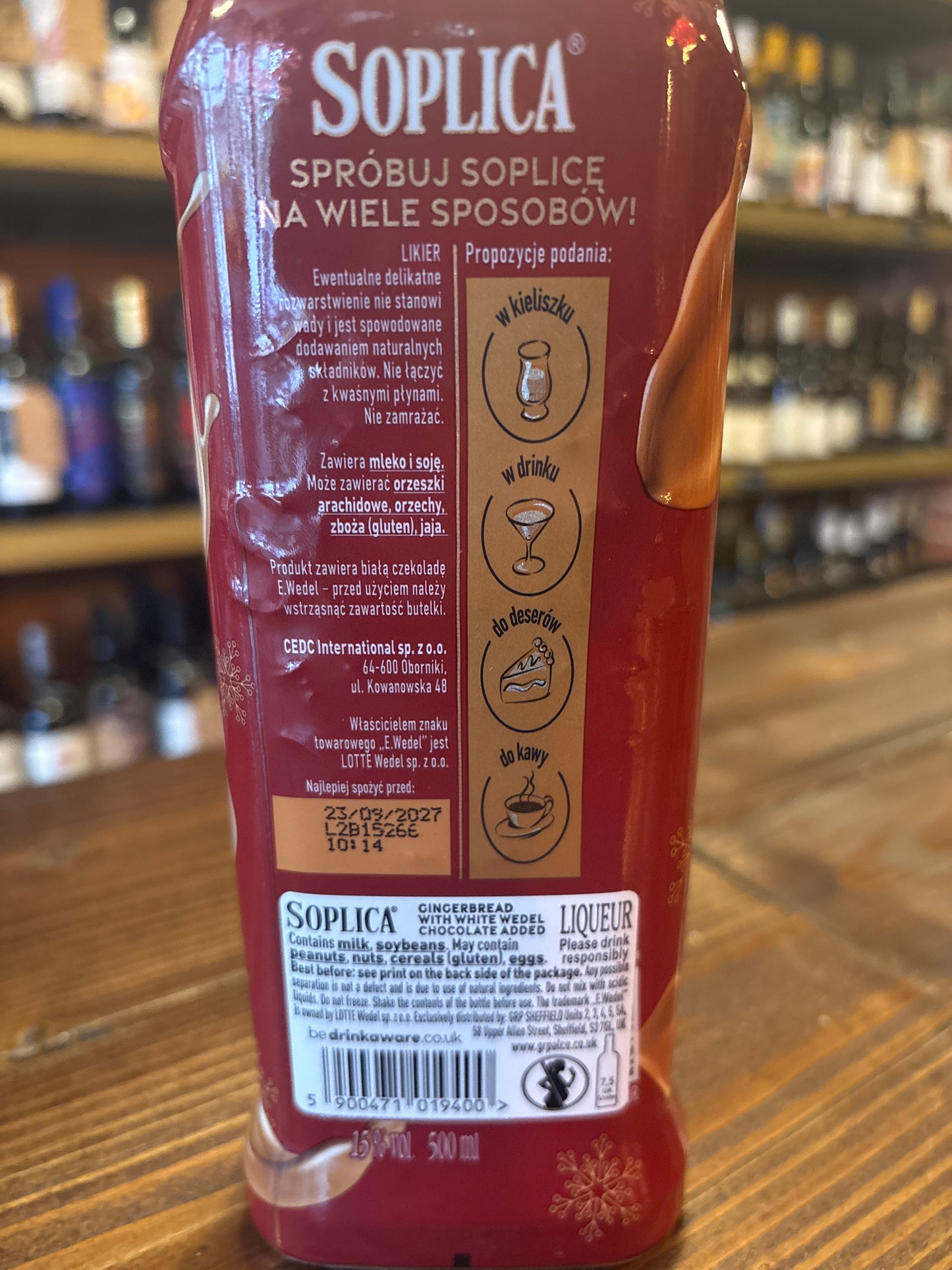 Soplica Gingerbread & White Chocolate Liqueur