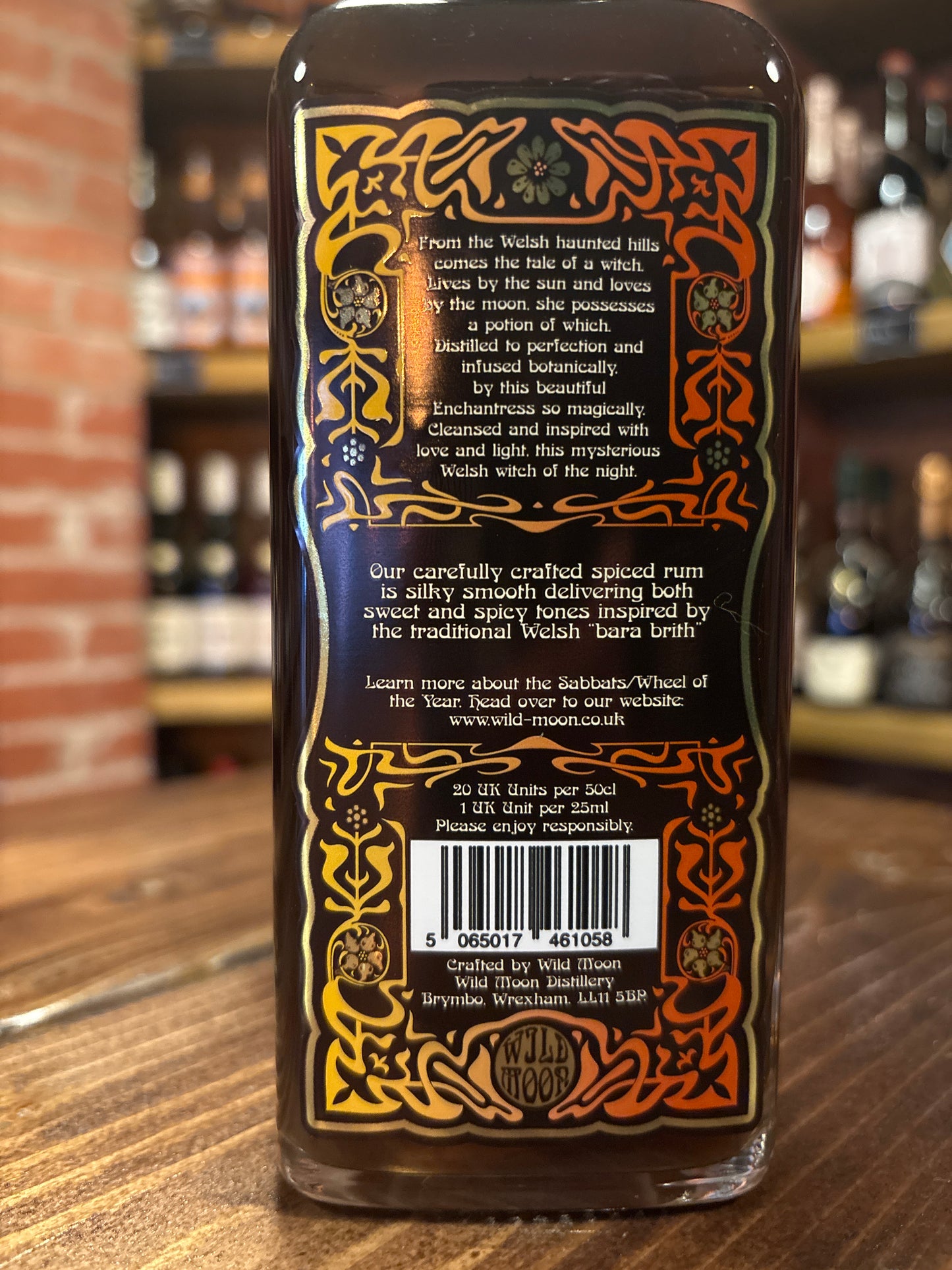 WELSH WITCH - SPICED RUM - TASTE GOLD AWARD WINNER