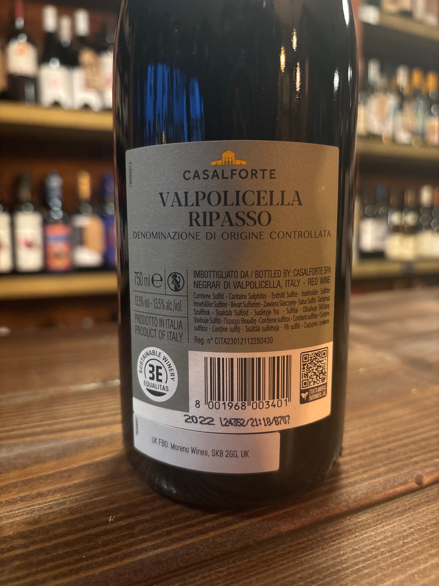Castelforte Ripasso Valpolicella DOC Superiore 2022