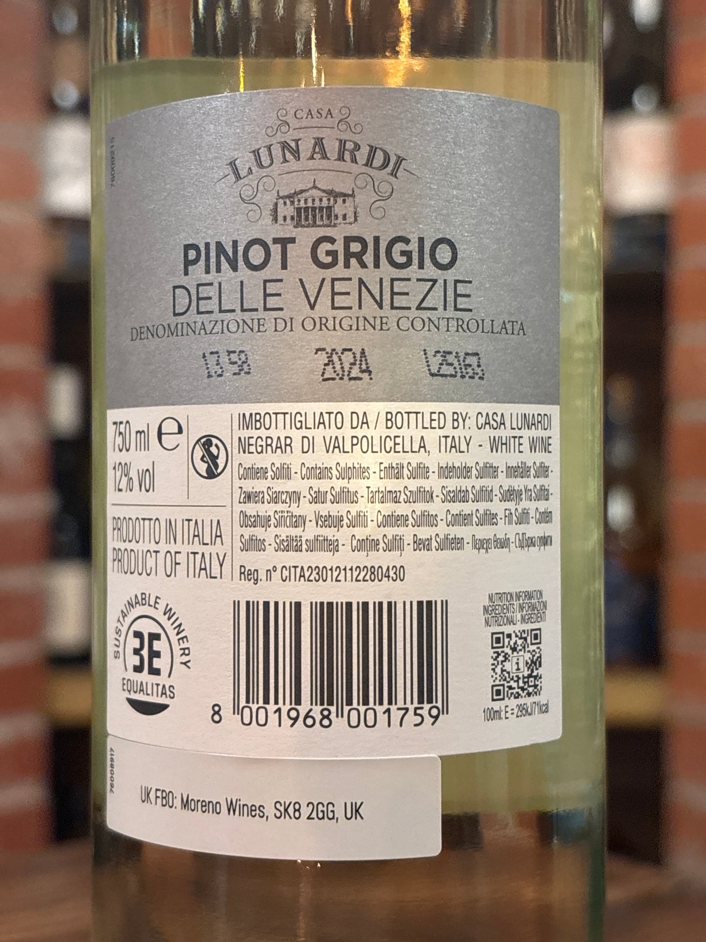 Lunardi Pinot Grigio 2024