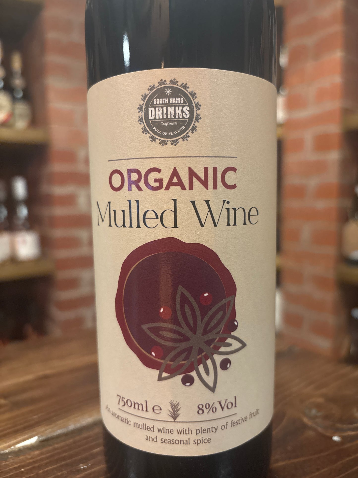 South Hams Drinks Organic Mulled Wine
