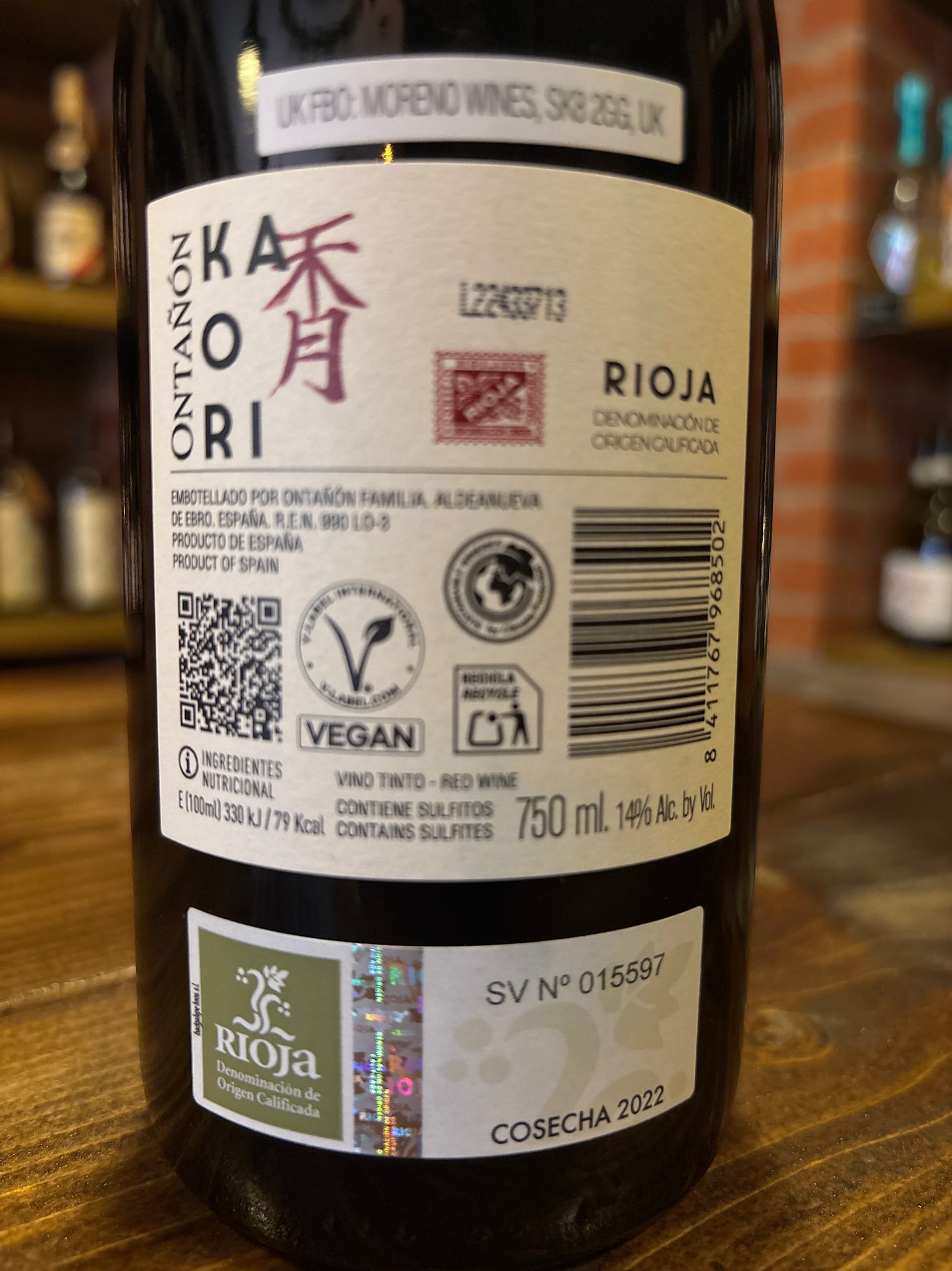 Kaori Rioja Tinto 2022