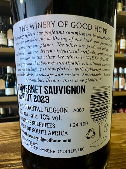 The Winery of Good Hope Oceanside Cabernet Sauvignon Merlot 2023