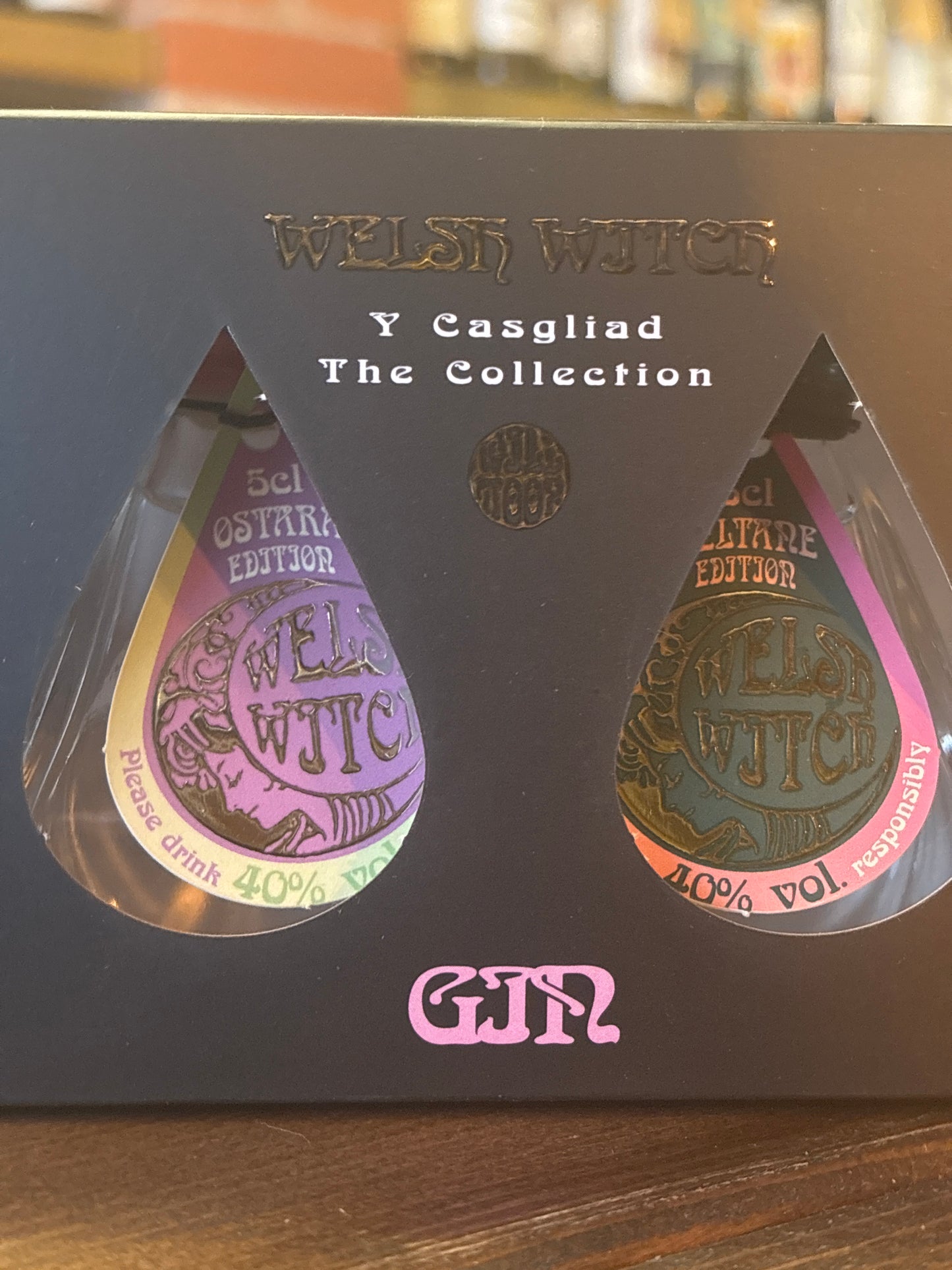 Welsh Witch Miniature Gin Gift Box – 4 x 5cl