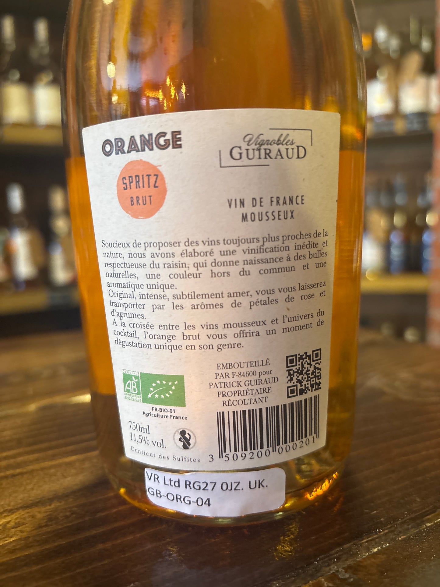 Orange Spritz Brut Organic