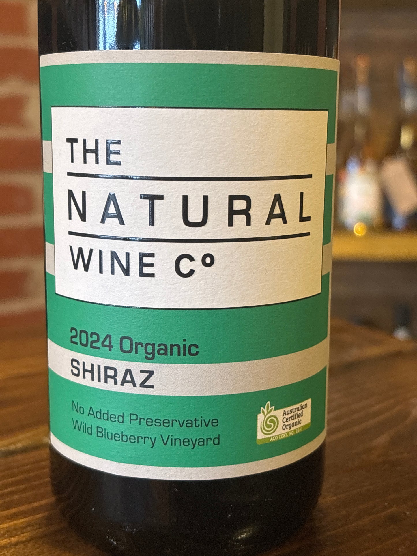 New South Wales Natural Wine Company Organic Shiraz 2024