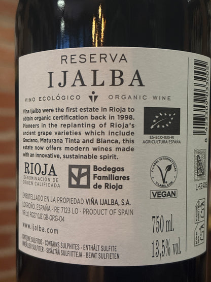 Viña Ijalba Rioja Reserva 2020