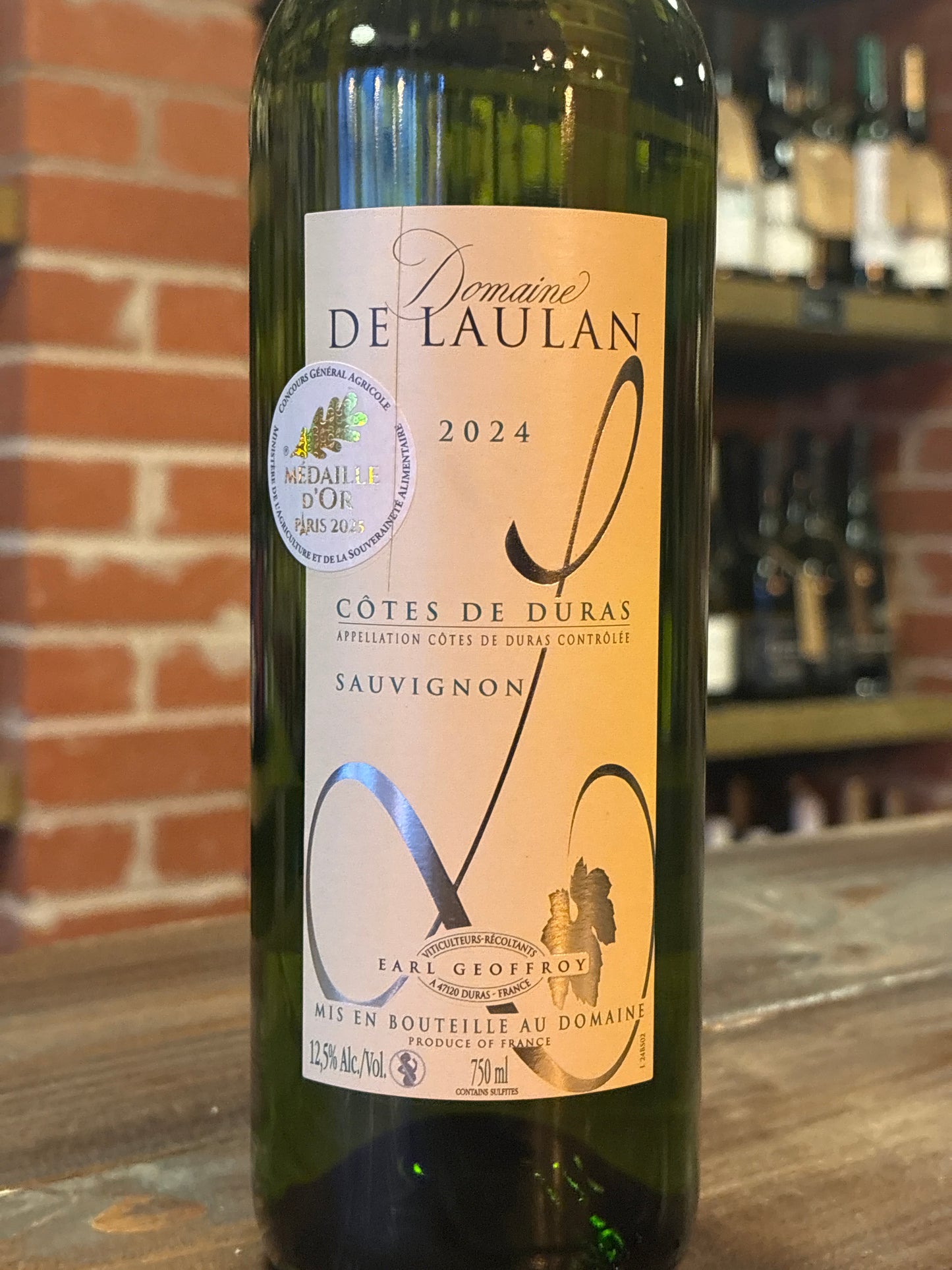 Domaine de Laulan Sauvignon Blanc 2024 – Côtes de Duras