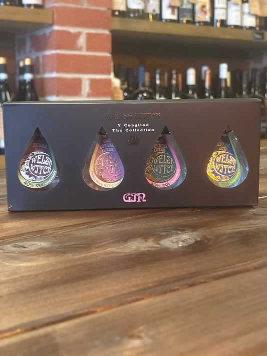 Welsh Witch Miniature Gin Gift Box – 4 x 5cl