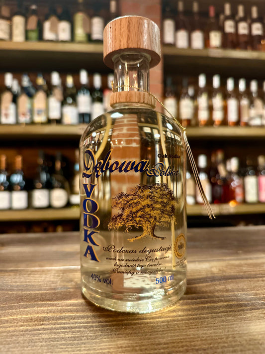 DĘBOWA VODKA OAK VODKA WITH GRASS 40% vol. 500 ml.