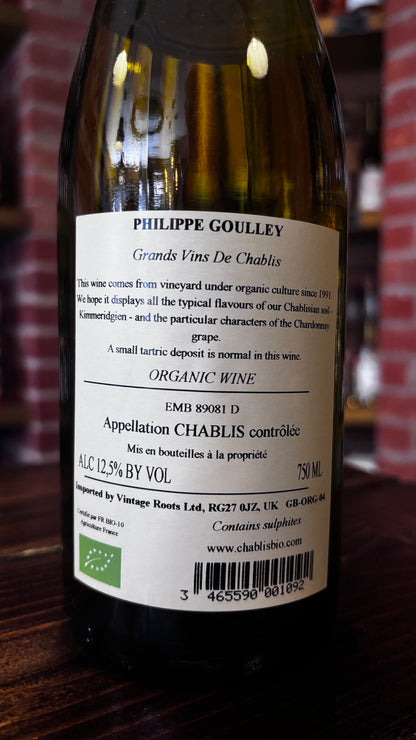 Domaine Philippe Goulley Chablis – Elegant Organic White Wine from Burgundy, France