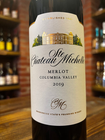 CHATEAU STE MICHELLE COLUMBIA VALLEY MERLOT 2019