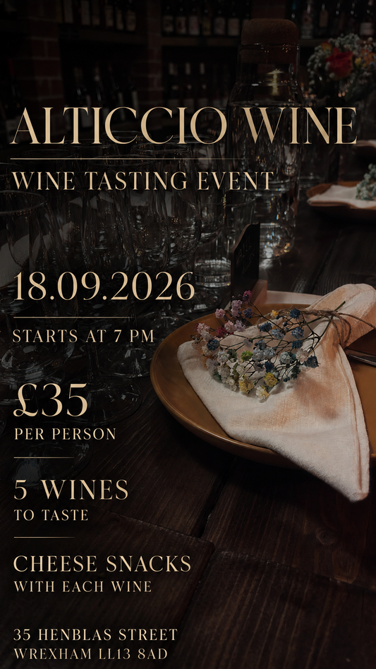 Wine Tasting Evening with Peter -  18 September 2026