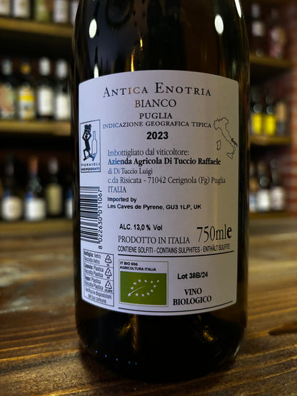ANTICA ENOTRIA, NELLAMIATERRA, PUGLIA IGT BIANCO 2023