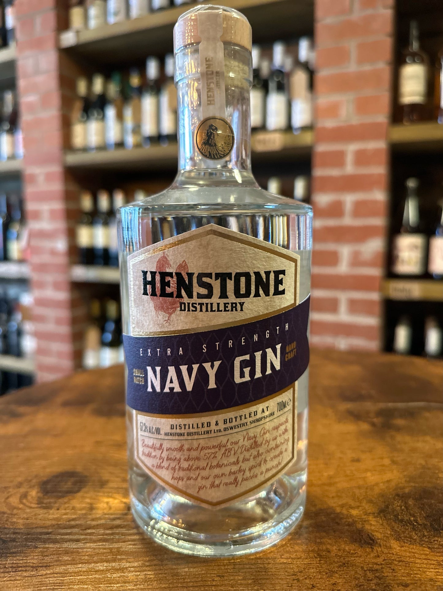 Henstone Distillery Extra Strength Navy Gin – 700ml